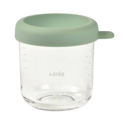 BEABA Food Jar Glass 250 ml - Sage Green