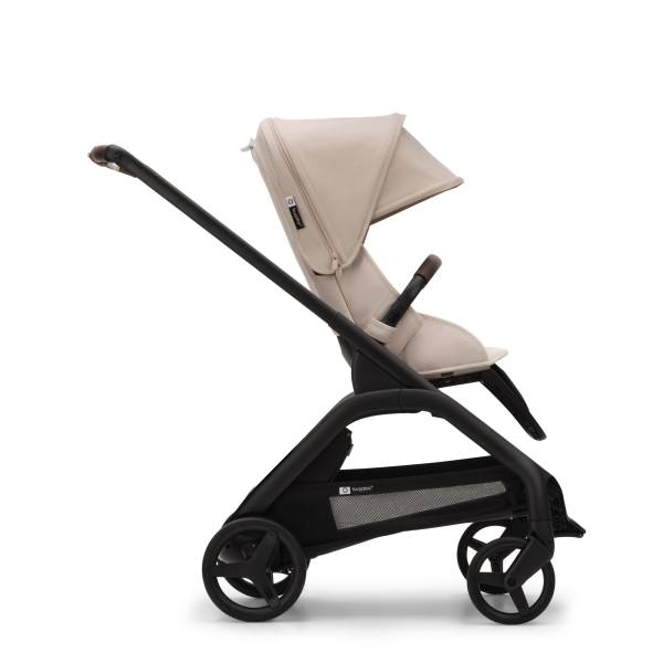 BUGABOO Dragonfly Seat Complete Black - Desert Taupe 