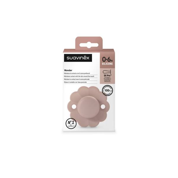 SUAVINEX Wonder Soother 0-6m - Pale Mauve