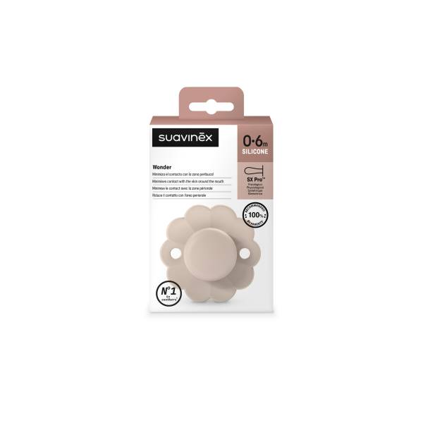 SUAVINEX Wonder Soother 0-6m - Mauve Chalk