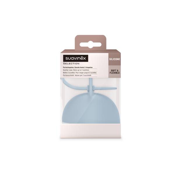 SUAVINEX Colour Essence Soother Silicone CASE - Blue