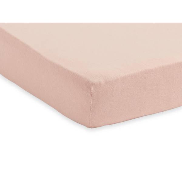 JOLLEIN Fitted Sheet Jersey 50x90( 2pack) - Pale Pink