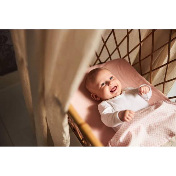 JOLLEIN Fitted Sheet Jersey 50x90( 2pack) - Pale Pink