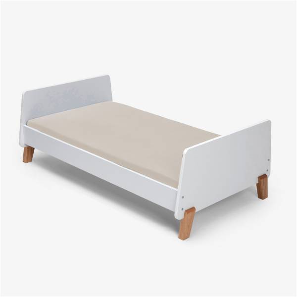 SIMPLY GOOD Fitted Sheets 2Pack Bed 70x140 - Monkeys Off White
