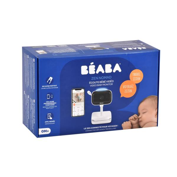 BEABA Video Baby Monitor ZEN Nomad  - White