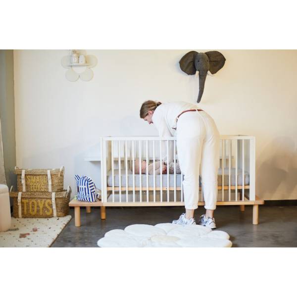 CHILDHOME EVO Bed Cot 70x140 - Natural/white