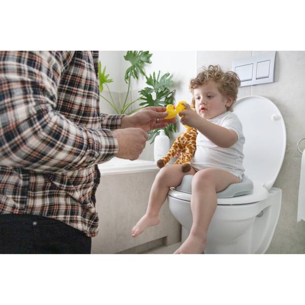 BUMBO Toilet Trainer - Cool Grey
