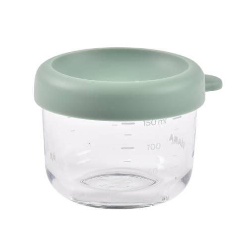 BEABA Food Jar Glass 150 ml - Sage Green