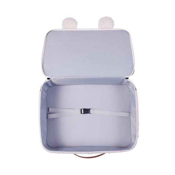 CHILDHOME Mini Traveller Kids Suitcase - Teddy Ecru