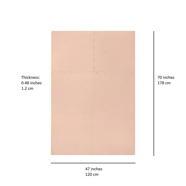 3 SPROUTS EVA Play Mat - Hazelnut