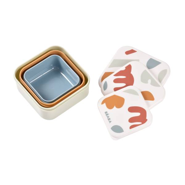 BEABA Snack Box Set of 3 pcs - Playfull