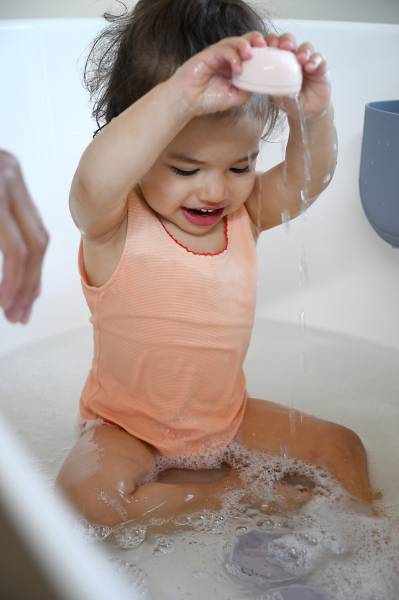 BEABA Silicone Bath Toys - Mint