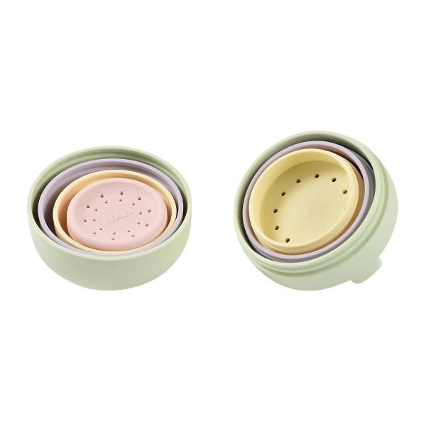 BEABA Silicone Bath Toys - Mint