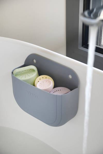 BEABA Bath Set Basket & Silicone Bath Toys