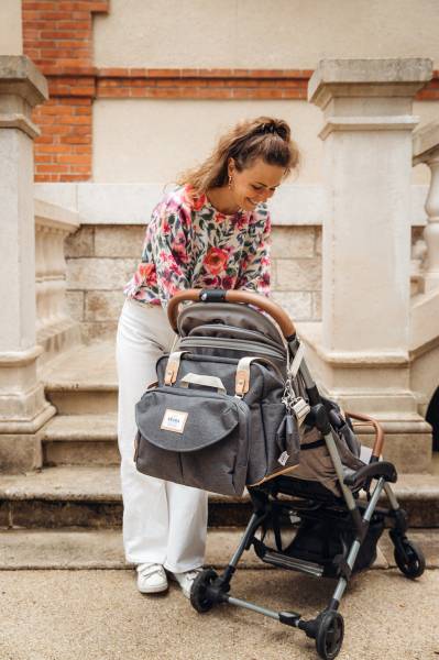 BEABA Bag Geneva - Dark Heather Grey