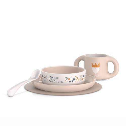SUAVINEX Wonderland Meal set 5pcs - Pink