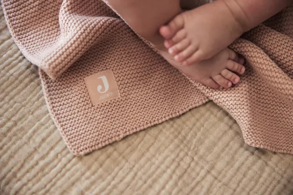 JOLLEIN Blanket 75x100 Basic Knit - Wild Rose