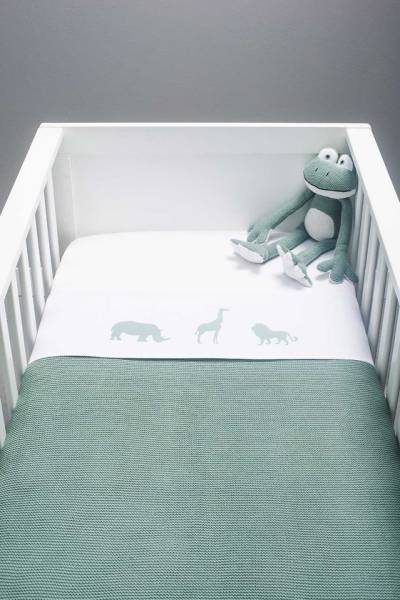 JOLLEIN Blanket 100x150 Basic Knit - Forest Green