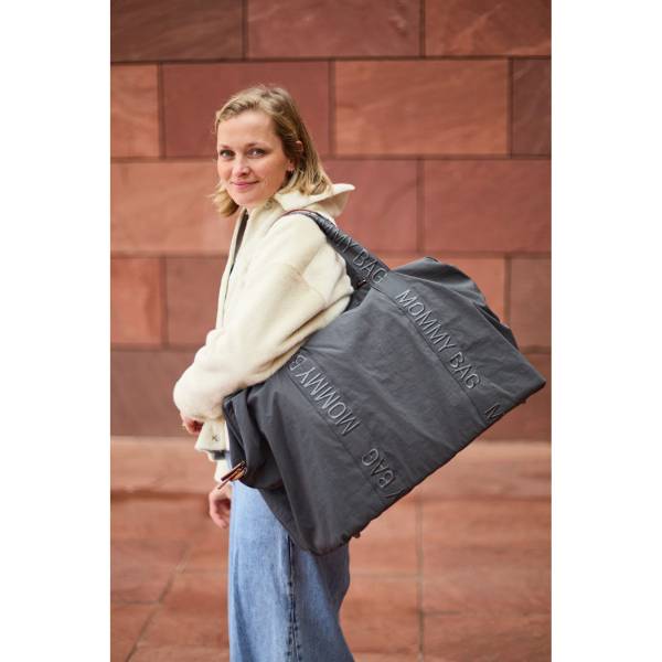 CHILDHOME Mommy Bag Signature - Urban Dark Grey