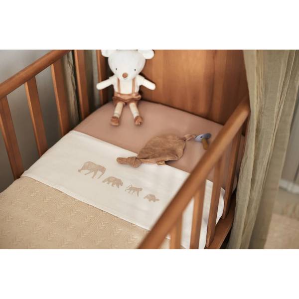 JOLLEIN Fitted Sheet Jersey 50x90 - Wild Rose