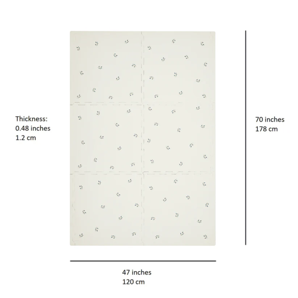 3 SPROUTS EVA Play Mat - Blueberry/Natural
