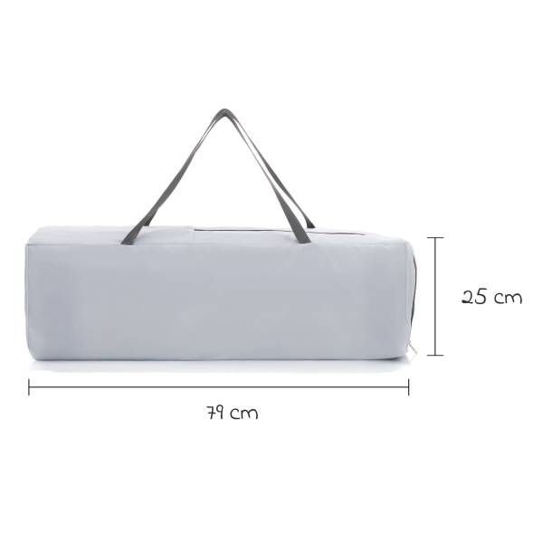 FILLIKID Travel Cot Capri - Light Grey