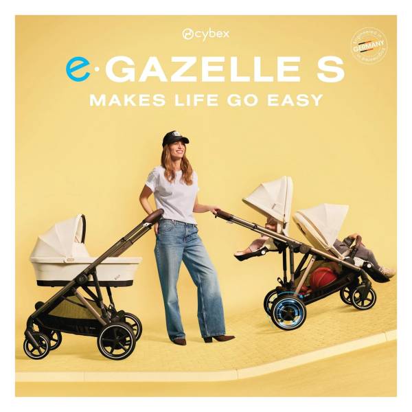 CYBEX eGAZELLE S TAUPE - Stormy Blue