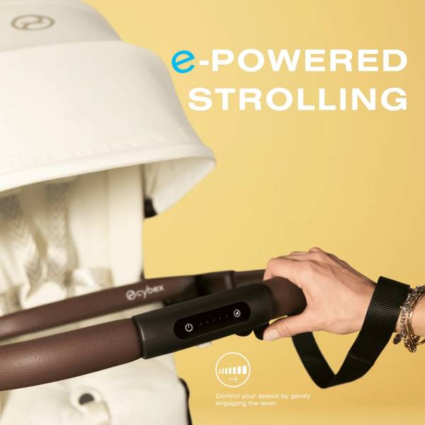 CYBEX eGAZELLE S TAUPE - Stormy Blue