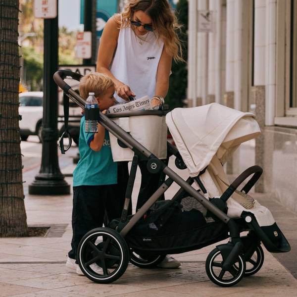CYBEX eGAZELLE S TAUPE - Stormy Blue