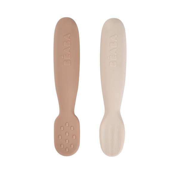 BEABA PreSpoon set of 2 - Praline/Clay