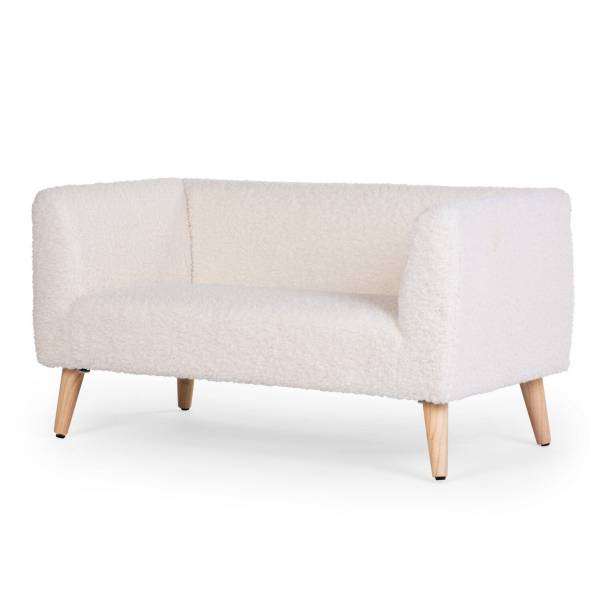 CHILDHOME Kids Bench - Teddy/Off White