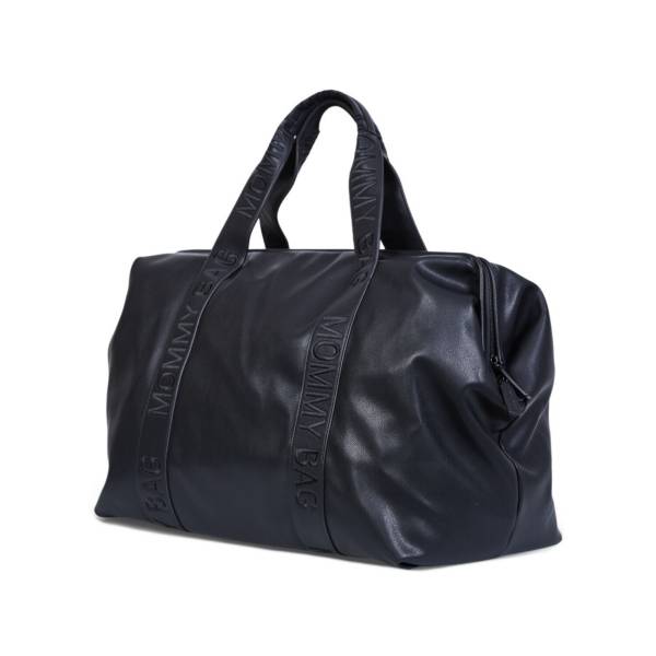 CHILDHOME Mommy Bag Signature - Vegan Leather Black