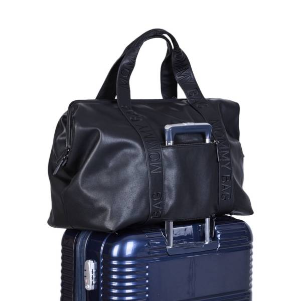 CHILDHOME Mommy Bag Signature - Vegan Leather Black