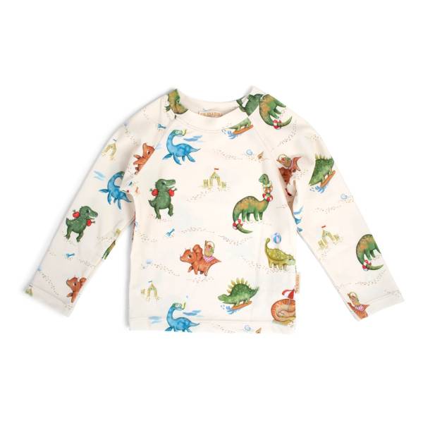 FILIBABBA Swim Shirt LS Nor UV 1/2 Years - Dino Beach