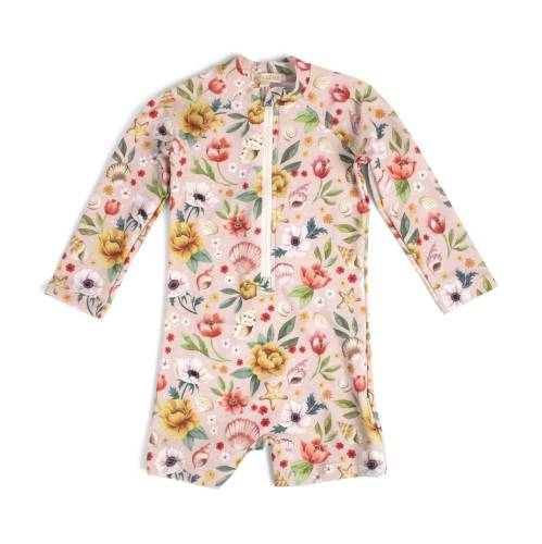 FILIBABBA Swim Suit UV Villads 3/4Years - Ocean Blossom