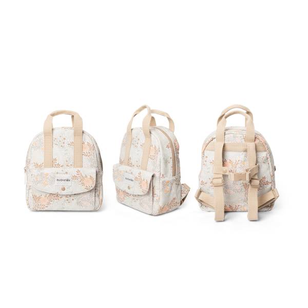 SUAVINEX Kids Backpack Poetry - Print Beige
