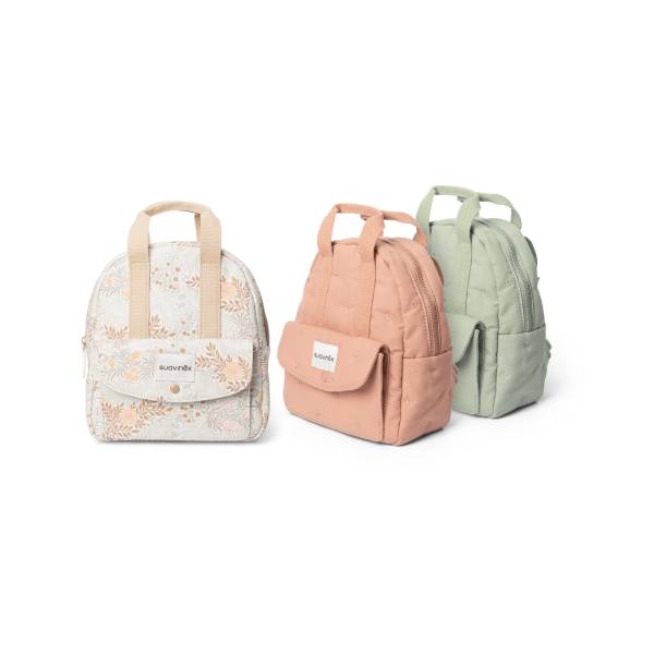 SUAVINEX Kids Backpack Poetry - Print Beige