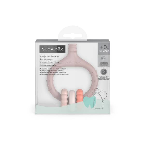 SUAVINEX Baby Gum Massager 0+ - Pink
