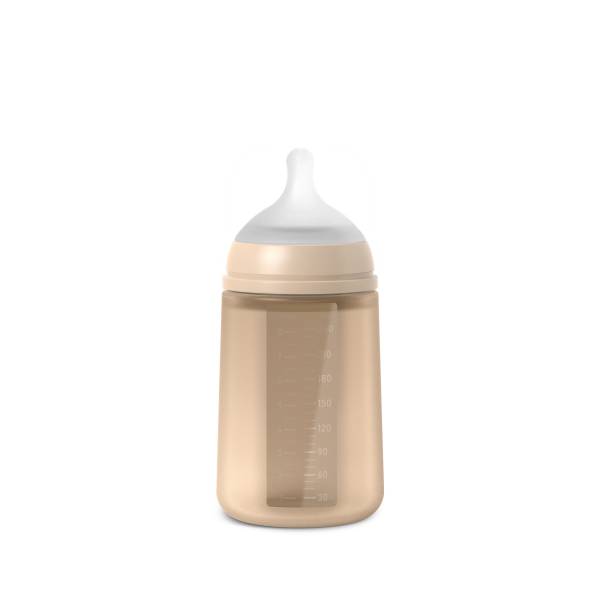 SUAVINEX Colour Essence Feeding Bottle 240ml - Soft Beige
