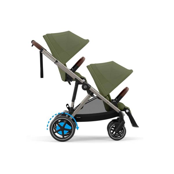 CYBEX eGAZELLE S TAUPE - Moss Green