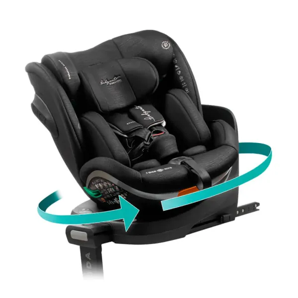 BABYAUTO SCUDDA  iSize 40-150cm - Black Line Embossed