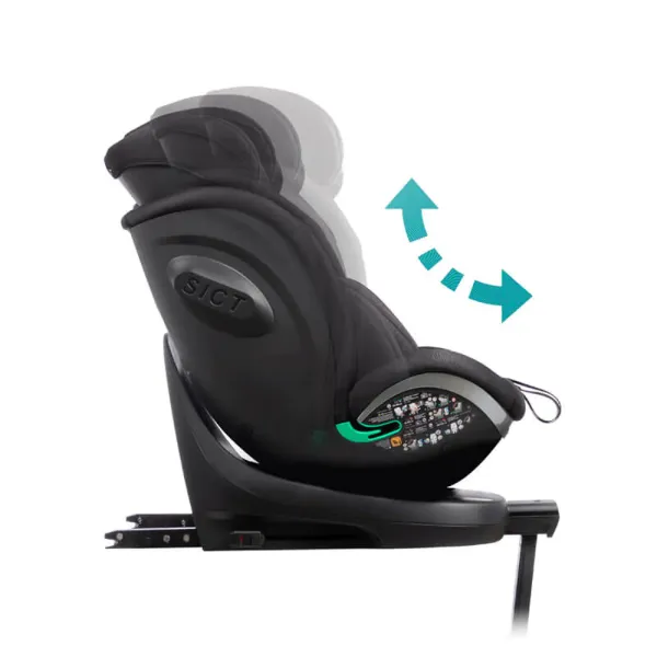 BABYAUTO SCUDDA  iSize 40-150cm - Black Line Embossed