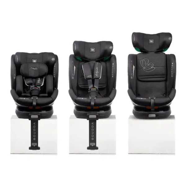 BABYAUTO SCUDDA  iSize 40-150cm - Black Line Embossed