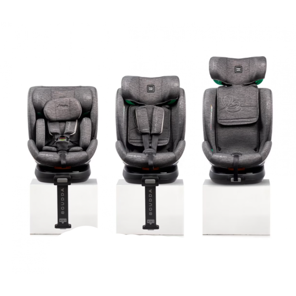 BABYAUTO SCUDDA  iSize 40-150cm - Grey Dobby