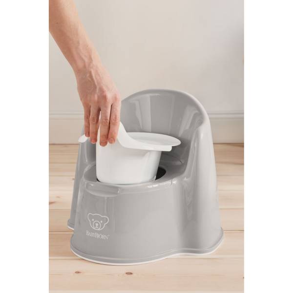 BABYBJORN Potty Chair - Grey/White
