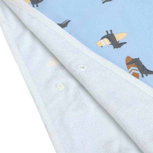 LAESSIG Splash&Fun Beach Poncho - Crocodile Sky Blue