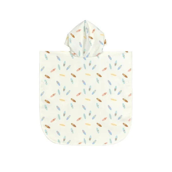 LAESSIG Splash&Fun Beach Poncho - Surfboard Sea Salt