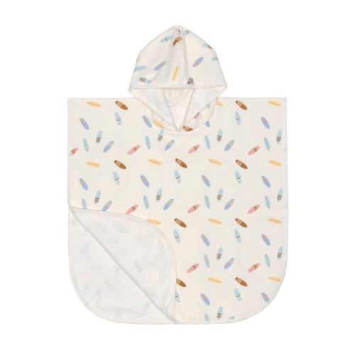 LAESSIG Splash&Fun Beach Poncho - Surfboard Sea Salt