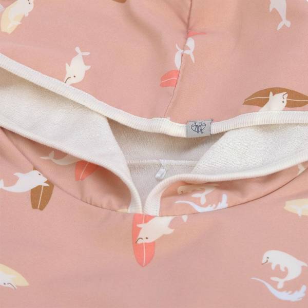 LAESSIG Splash&Fun Beach Poncho - Dolphin Peach