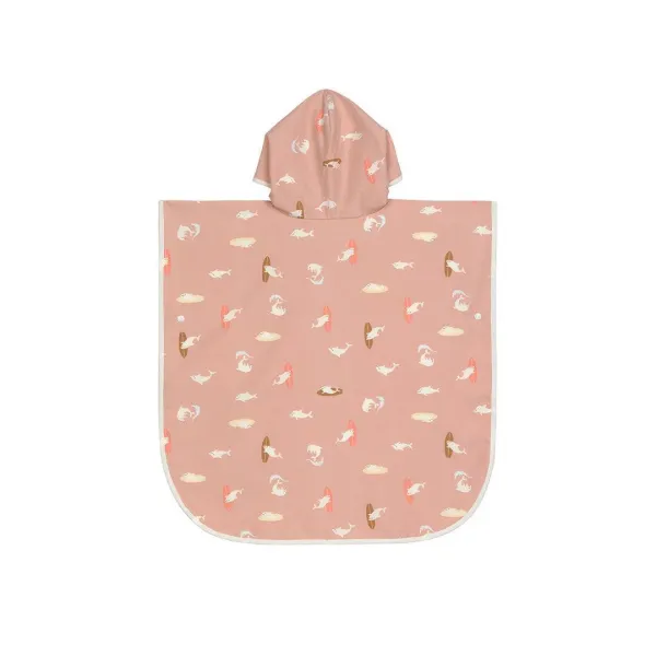 LAESSIG Splash&Fun Beach Poncho - Dolphin Peach